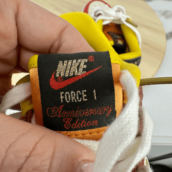 Nike Kids Air Force 1  Little Accra sneakers Size 12.5 Leather Limited Edition - Picture 12 of 12